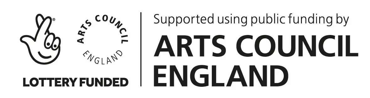 Logos for Lottery Funded and Arts Council England