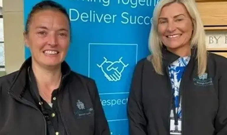 Christine O'Brien and Jo Clifton